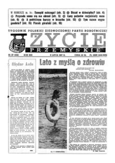 Życie Przemyskie : tygodnik Polskiej Zjednoczonej Partii Robotniczej. 1987, R. 21, nr 27 (1019) (8 lipca)