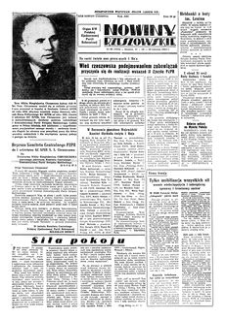Nowiny Rzeszowskie : organ KW Polskiej Zjednoczonej Partii Robotniczej. 1954, R. 6, nr 91 (17-19 kwietnia)