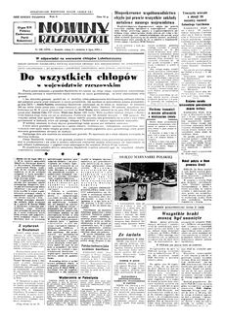 Nowiny Rzeszowskie : organ KW Polskiej Zjednoczonej Partii Robotniczej. 1954, R. 6, nr 156 (3-4 lipca)
