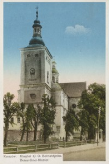 Rzeszów. Klasztor O. O. Bernardynów = Bernardiner-Kloster [Pocztówka]