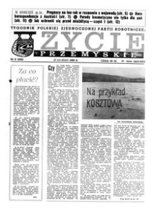 Życie Przemyskie : tygodnik Polskiej Zjednoczonej Partii Robotniczej. 1988, R. 22, nr 6 (1050) (10 lutego)