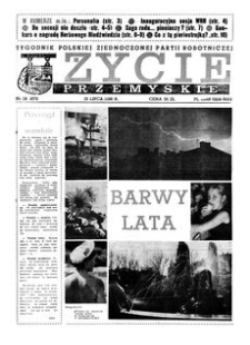 Życie Przemyskie : tygodnik Polskiej Zjednoczonej Partii Robotniczej. 1988, R. 22, nr 28 (1072) (13 lipca)