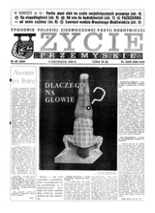 Życie Przemyskie : tygodnik Polskiej Zjednoczonej Partii Robotniczej. 1988, R. 22, nr 45 (1089) (9 listopada)