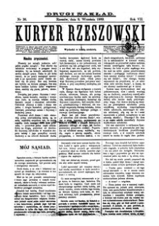 Kuryer Rzeszowski. 1889, R. 7, nr 36 (8 września)