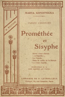 Prométhée et Sisyphe : pages choisies