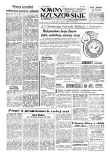 Nowiny Rzeszowskie : organ KW Polskiej Zjednoczonej Partii Robotniczej. 1955, R. 7, nr 185 (5 sierpnia)