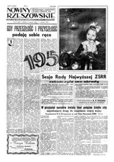 Nowiny Rzeszowskie : organ KW Polskiej Zjednoczonej Partii Robotniczej. 1955, R. 7, nr 311 (31 grudnia 1955-1 stycznia 1956)