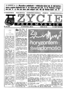 Życie Przemyskie : tygodnik Polskiej Zjednoczonej Partii Robotniczej. 1989, R. 23, nr 16 (1112) (19 kwietnia)