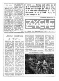 Życie Przemyskie : tygodnik regionalny. 1989, R. 23, nr 41 (1137) (11 października)