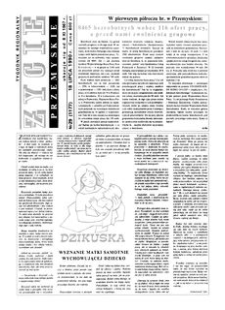 Życie Przemyskie : tygodnik regionalny. 1990, R. 24, nr 29 (1177) (18 lipca)