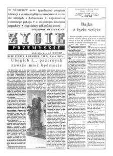 Życie Przemyskie : tygodnik regionalny. 1990, R. 24, nr 49 (1197) (5 grudnia)