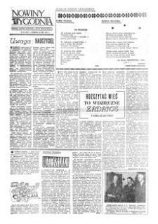 Nowiny Tygodnia : dodatek społeczno-kulturalny „Nowin Rzeszowskich”. 1957, R. 8, nr 47 (14 grudnia)