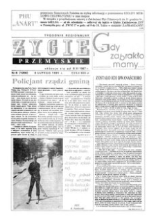 Życie Przemyskie : tygodnik regionalny. 1991, R. 25, nr 6 (1206) (6 lutego)
