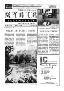 Życie Przemyskie : tygodnik regionalny. 1991, R. 25, nr 16 (1216) (17 kwietnia)