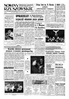 Nowiny Rzeszowskie : organ KW Polskiej Zjednoczonej Partii Robotniczej. 1956, R. 8, nr 77 (30 marca)
