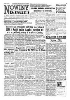 Nowiny Rzeszowskie : organ Komitetu Wojewódzkiego PZPR. 1956, R. 8, nr 96 (23 kwietnia)