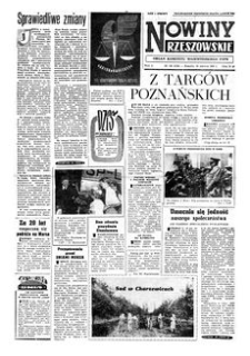 Nowiny Rzeszowskie : organ Komitetu Wojewódzkiego PZPR. 1956, R. 8, nr 145 (19 czerwca)