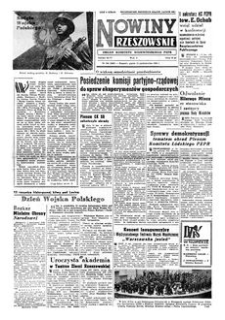 Nowiny Rzeszowskie : organ Komitetu Wojewódzkiego PZPR. 1956, R. 8, nr 244 (12 października)