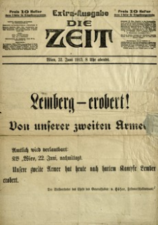 Die Zeit : Extra-Ausgabe. 1915 (22 czerwca)