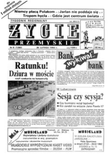 Życie Przemyskie : tygodnik regionalny. 1992, R. 26, nr 8 (1260) (26 lutego)