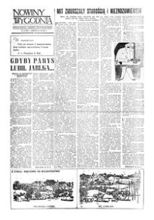 Nowiny Tygodnia : dodatek społeczno-kulturalny „Nowin Rzeszowskich”. 1958, R. 9, nr 12 (29 marca)