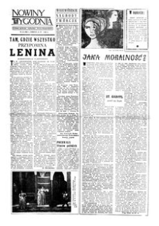 Nowiny Tygodnia : dodatek społeczno-kulturalny „Nowin Rzeszowskich”. 1958, R. 9, nr 15 (19 kwietnia)