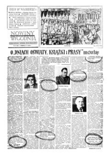 Nowiny Tygodnia : dodatek społeczno-kulturalny „Nowin Rzeszowskich”. 1958, R. 9, nr 17 (3 maja)