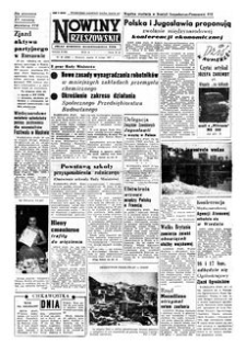 Nowiny Rzeszowskie : organ Komitetu Wojewódzkiego PZPR. 1957, R. 9, nr 40 (15 lutego)