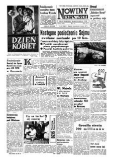 Nowiny Rzeszowskie : organ Komitetu Wojewódzkiego PZPR. 1957, R. 9, nr 54 (4 marca)