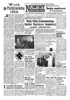 Nowiny Rzeszowskie : organ Komitetu Wojewódzkiego PZPR. 1957, R. 9, nr 250 (19-20 października)