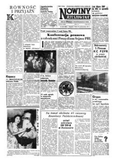 Nowiny Rzeszowskie : organ Komitetu Wojewódzkiego PZPR. 1957, R. 9, nr 259 (30 października)
