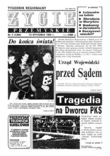 Życie Przemyskie : tygodnik regionalny. 1993, R. 27, nr 2 (1306) (13 stycznia)