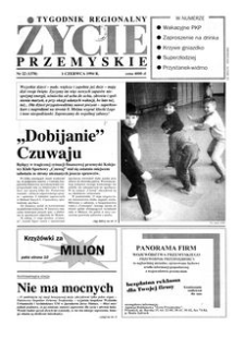 Życie Przemyskie : tygodnik regionalny. 1994, R. 28, nr 22 (1378) (1 czerwca)