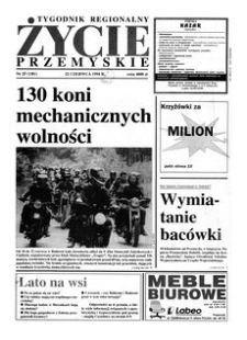 Życie Przemyskie : tygodnik regionalny. 1994, R. 28, nr 25 (1381) (22 czerwca)