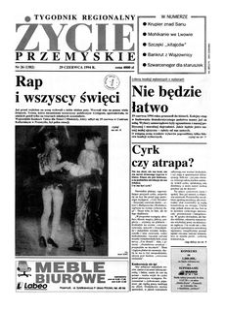 Życie Przemyskie : tygodnik regionalny. 1994, R. 28, nr 26 (1382) (29 czerwca)