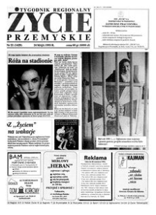 Życie Przemyskie : tygodnik regionalny. 1995, R. 29, nr 21 (1429) (24 maja)