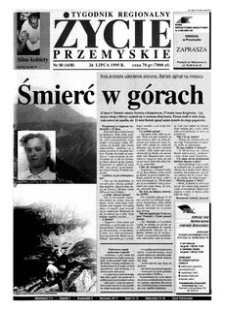 Życie Przemyskie : tygodnik regionalny. 1995, R. 29, nr 30 (1438) (26 lipca)