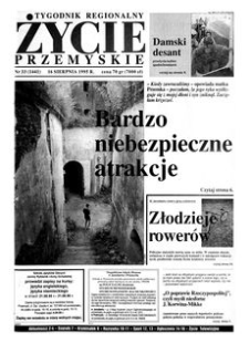 Życie Przemyskie : tygodnik regionalny. 1995, R. 29, nr 33 (1441) (16 sierpnia)