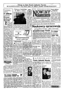 Nowiny Rzeszowskie : organ Komitetu Wojewódzkiego PZPR. 1958, R. 10, nr 25 (30 stycznia)