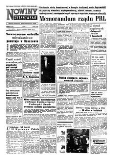 Nowiny Rzeszowskie : organ Komitetu Wojewódzkiego PZPR. 1958, R. 10, nr 41 (18 lutego)