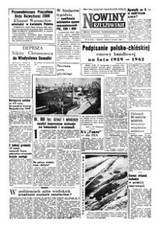 Nowiny Rzeszowskie : organ Komitetu Wojewódzkiego PZPR. 1958, R. 10, nr 82 (8 kwietnia)