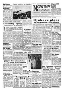 Nowiny Rzeszowskie : organ Komitetu Wojewódzkiego PZPR. 1958, R. 10, nr 215 (10 września)