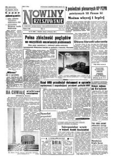 Nowiny Rzeszowskie : organ Komitetu Wojewódzkiego PZPR. 1958, R. 10, nr 271 (14 listopada)