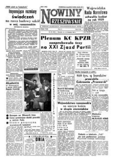 Nowiny Rzeszowskie : organ Komitetu Wojewódzkiego PZPR. 1958, R. 10, nr 272 (15-16 listopada)