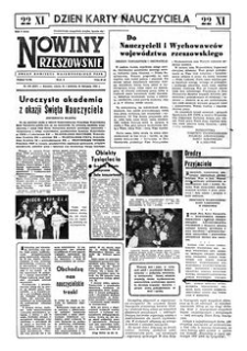 Nowiny Rzeszowskie : organ Komitetu Wojewódzkiego PZPR. 1958, R. 10, nr 278 (22-23 listopada)