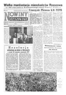 Nowiny Rzeszowskie : organ Komitetu Wojewódzkiego PZPR. 1958, R. 10, nr 290 (6-7 grudnia)