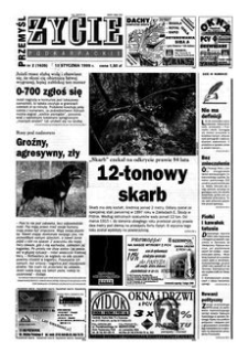 Życie Podkarpackie. 1999, nr 2 (1635) (13 stycznia)