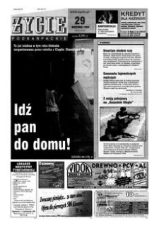 Życie Podkarpackie. 1999, nr 39 (1672) (29 września)
