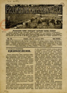 Przewodnik Kółek Rolniczych. 1919, R. 32, nr 25 (22 czerwca)