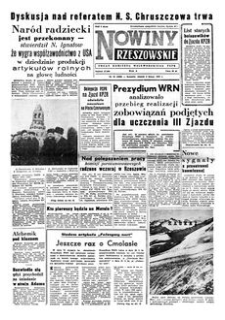 Nowiny Rzeszowskie : organ Komitetu Wojewódzkiego PZPR. 1959, R. 11, nr 29 (3 lutego)